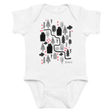 Matching Parent & Baby Set (Women's) - The Trail - White bodysuit