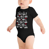 Baby Doodles Bodysuit - The Bears - Zebra High Contrast Apparel and Clothing for Parents and Kids