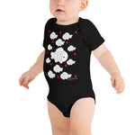 Baby Doodles Bodysuit - The Koi - Zebra High Contrast Apparel and Clothing for Parents and Kids