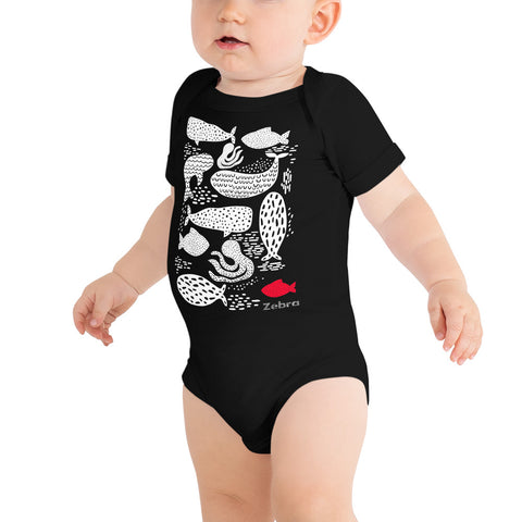 Baby Doodles Bodysuit - The Whales