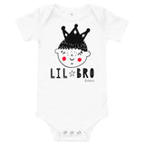 Baby Doodles Bodysuit - The Lil Bro - Zebra High Contrast Apparel and Clothing for Parents and Kids