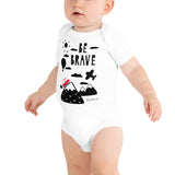 Baby Doodles Bodysuit - The Brave - Zebra High Contrast Apparel and Clothing for Parents and Kids