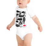 Baby Doodles Bodysuit - The Whales