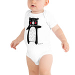 Baby Doodles Bodysuit - The Big Bear - Zebra High Contrast Apparel and Clothing for Parents and Kids