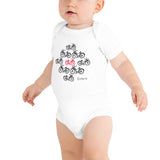 Baby Doodles Bodysuit - The Peloton - Zebra High Contrast Apparel and Clothing for Parents and Kids