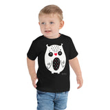 Toddler Doodles T-Shirt - The Owl - Zebra High Contrast Apparel and Clothing for Parents and Kids