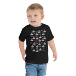 Toddler Doodles T-Shirt - The Submarines - Zebra High Contrast Apparel and Clothing for Parents and Kids