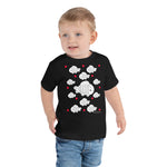 Toddler Doodles T-Shirt - The Koi - Zebra High Contrast Apparel and Clothing for Parents and Kids