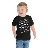Toddler Doodles T-Shirt - The Traffic Jam - Zebra High Contrast Apparel and Clothing for Parents and Kids