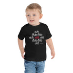 Toddler Doodles T-Shirt - The Peloton - Zebra High Contrast Apparel and Clothing for Parents and Kids
