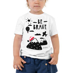 Toddler Doodles T-Shirt - The Brave - Zebra High Contrast Apparel and Clothing for Parents and Kids
