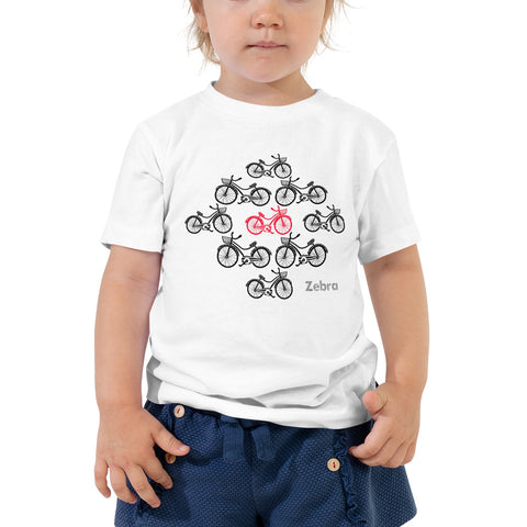 Toddler Doodles T-Shirt - The Peloton - Zebra High Contrast Apparel and Clothing for Parents and Kids