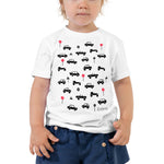 Toddler Doodles T-Shirt - The Traffic Jam - Zebra High Contrast Apparel and Clothing for Parents and Kids