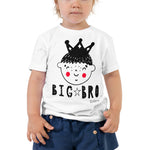 Toddler Doodles T-Shirt - The Big Bro - Zebra High Contrast Apparel and Clothing for Parents and Kids