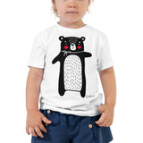 Toddler Doodles T-Shirt - The Big Bear - Zebra High Contrast Apparel and Clothing for Parents and Kids