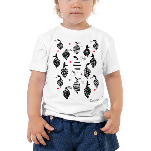 Toddler Doodles T-Shirt - The Lemmons - Zebra High Contrast Apparel and Clothing for Parents and Kids