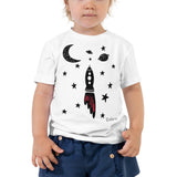 Toddler Doodles T-Shirt - The Blastoff - Zebra High Contrast Apparel and Clothing for Parents and Kids