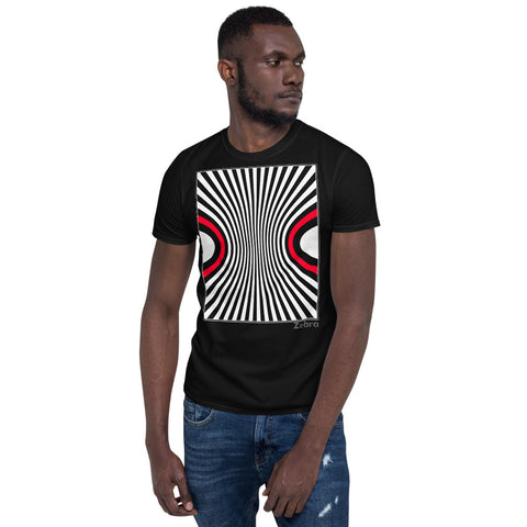 Men's Stripe T-shirt - The Mad Zebra - Zebra High Contrast Apparel and Clothing for Parents and Kids