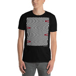 Men's Stripe T-shirt - The Towers - Zebra High Contrast Apparel and Clothing for Parents and Kids