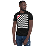 Men's Geometric T-Shirt - The Thatch - Zebra High Contrast Apparel and Clothing for Parents and Kids