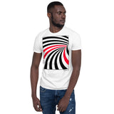 Men's Stripe T-shirt - The Velodrome - Zebra High Contrast Apparel and Clothing for Parents and Kids