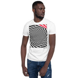 Men's Stripe T-shirt - The Secret Agent - Zebra High Contrast Apparel and Clothing for Parents and Kids