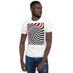 Men's Stripe T-shirt - The Column - Zebra High Contrast Apparel and Clothing for Parents and Kids