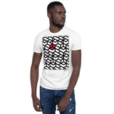 Men's Geometric T-Shirt - The Rubik - Zebra High Contrast Apparel and Clothing for Parents and Kids