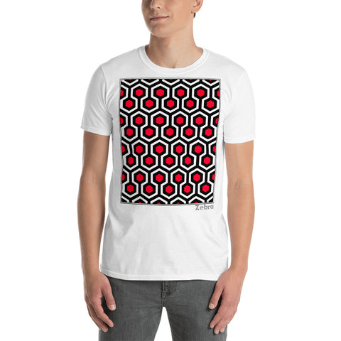 Men's Geometric T-Shirt - The Overlook - Zebra High Contrast Apparel and Clothing for Parents and Kids