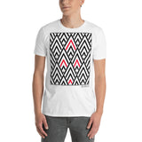 Men's Geometric T-Shirt - The Tree Tops - Zebra High Contrast Apparel and Clothing for Parents and Kids