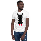 Men's Doodles T-Shirt - The Party Zebra - Zebra High Contrast Apparel and Clothing for Parents and Kids