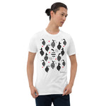 Men's Doodles T-Shirt - The Lemons - Zebra High Contrast Apparel and Clothing for Parents and Kids