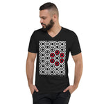 Men's Geometric T-Shirt - The Honeycomb - Zebra High Contrast Apparel and Clothing for Parents and Kids