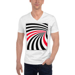 Men's Stripe T-shirt - The Velodrome - Zebra High Contrast Apparel and Clothing for Parents and Kids