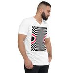 Men's Stripe T-shirt - The Mad Zebra - Zebra High Contrast Apparel and Clothing for Parents and Kids