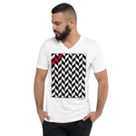 Men's Geometric T-Shirt - The Thatch - Zebra High Contrast Apparel and Clothing for Parents and Kids