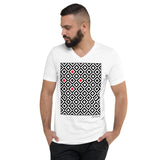 Men's Geometric T-Shirt - The Diamonds - Zebra High Contrast Apparel and Clothing for Parents and Kids