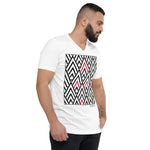 Men's Geometric T-Shirt - The Tree Tops - Zebra High Contrast Apparel and Clothing for Parents and Kids