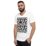 Men's Geometric T-Shirt - The Rubik - Zebra High Contrast Apparel and Clothing for Parents and Kids