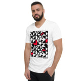 Men's Geometric T-Shirt - The Pablo - Zebra High Contrast Apparel and Clothing for Parents and Kids