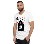 Men's Doodles T-Shirt - The Cabin - Zebra High Contrast Apparel and Clothing for Parents and Kids
