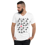 Men's Doodles T-Shirt - The Submarines - Zebra High Contrast Apparel and Clothing for Parents and Kids