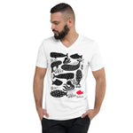 Men's Doodles T-Shirt - The Whales - Zebra High Contrast Apparel and Clothing for Parents and Kids