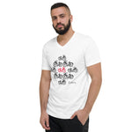 Men's Doodles T-Shirt - The Peloton - Zebra High Contrast Apparel and Clothing for Parents and Kids