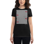 Women's Stripes T-Shirt - The Towers - Zebra High Contrast Apparel and Clothing for Parents and Kids