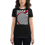 Women's Stripes T-Shirt - The Column - Zebra High Contrast Apparel and Clothing for Parents and Kids