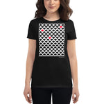 Women's Geometric T-Shirt - The Nemo - Zebra High Contrast Apparel and Clothing for Parents and Kids