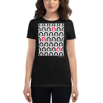 Women's Geometric T-Shirt - The Arches - Zebra High Contrast Apparel and Clothing for Parents and Kids