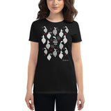 Women's Doodles T-Shirt - The Lemmons - Zebra High Contrast Apparel and Clothing for Parents and Kids