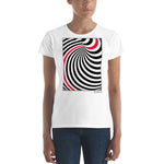 Women's Stripes T-Shirt - The Column - Zebra High Contrast Apparel and Clothing for Parents and Kids